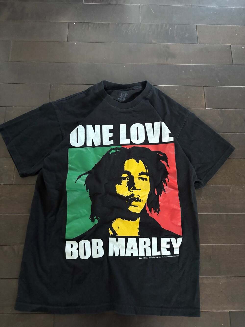 2011 Zion Rootswear Bob Marley One Love Graphic T-Shirt